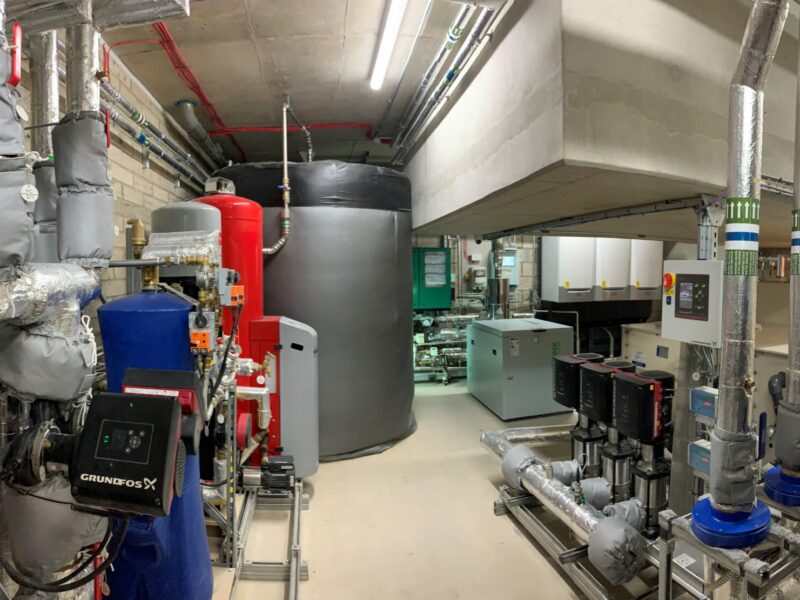 Pre-packaged plant room in Whetstone