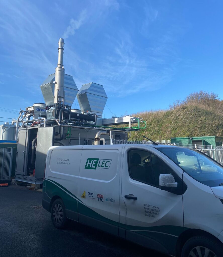 450 kWe Biogas CHP onsite in Dorchester